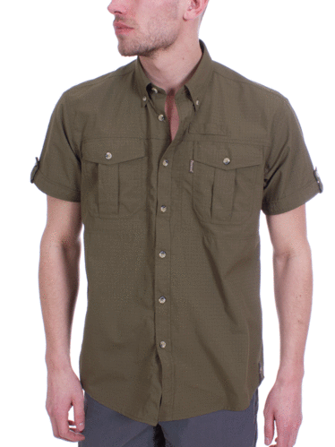 Pinewood Men's Botswana Shirt (Green)