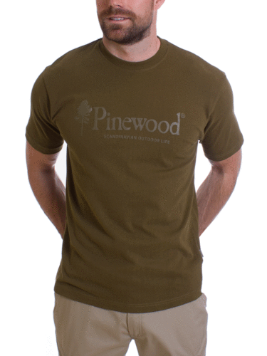Pinewood Outdoor Life T-shirt (Hunting Olive)