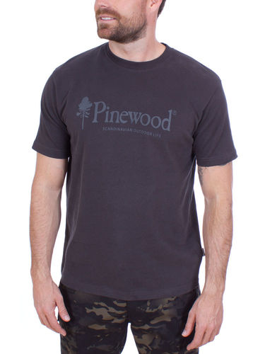 Pinewood Outdoor Life T-shirt (Dark Anthracite)