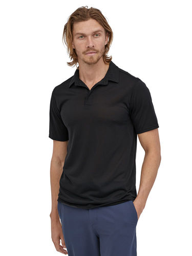 Patagonia Men's Cap Cool Trail Polo-Shirt (Black)