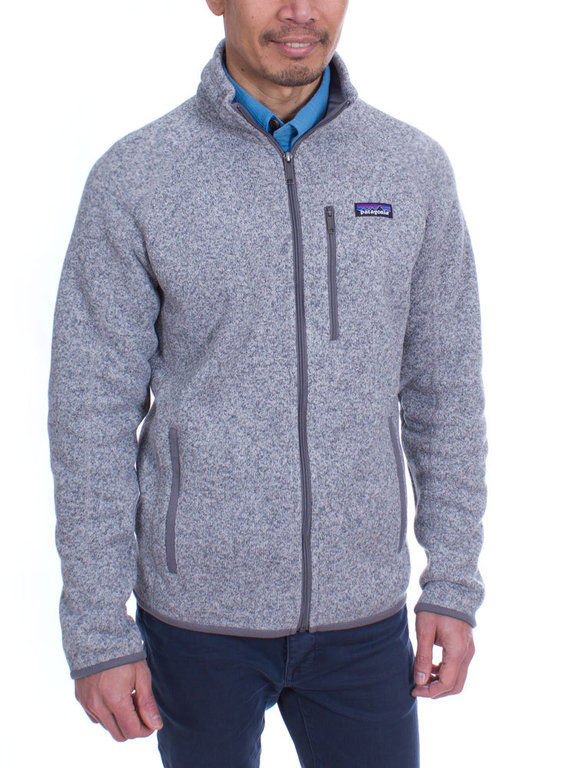 patagonia men's better sweater fleece vest stonewash
