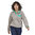 Patagonia Dames Lightweight Synchilla Snap-T Fleece Pullover (Oatmeal Heather w/Fresh Teal)