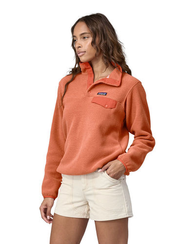 Patagonia Dames Lightweight Synchilla Snap-T Fleece Pullover (Sienna Clay)