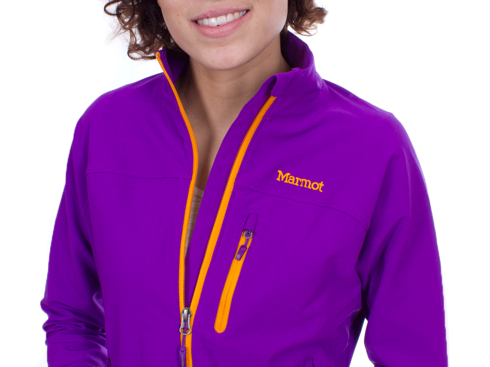 Marmot Tempo Jacket Vibrant Purple Softshell Jacket