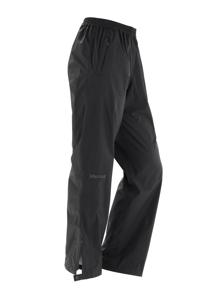 Marmot Women's PreCip Pants-Short (Black) Hardshell Pants