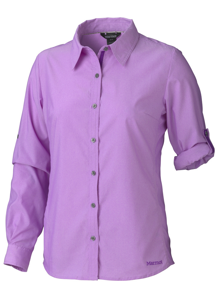 Marmot LS Reese Vibrant Purple Long Sleeve Outdoor Shirt