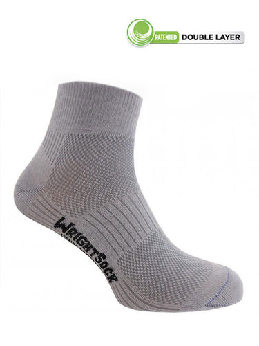 Wrightsock Coolmesh-II Quarter (Light Grey)