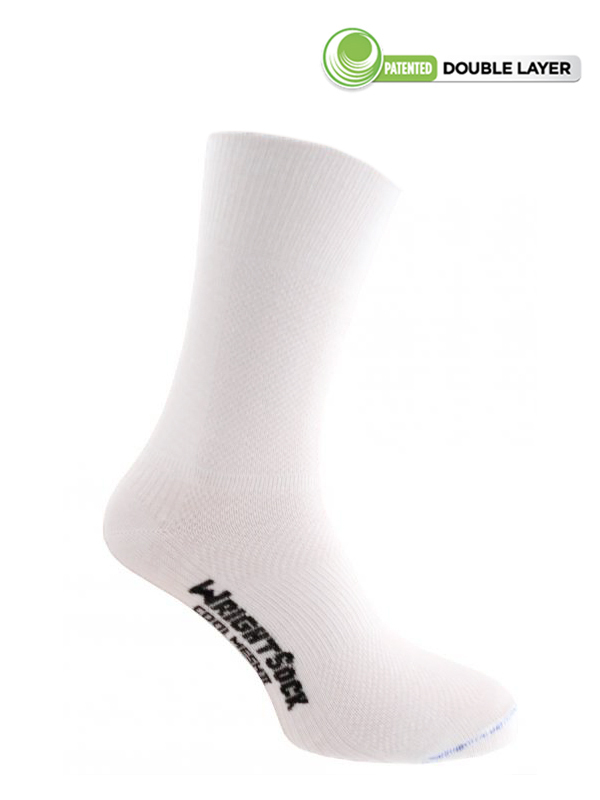 Wrightsock Coolmesh-II Crew (White)