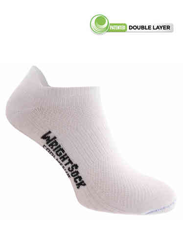 Wrightsock Coolmesh-II Low-Tab (White)