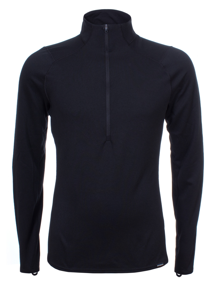 Patagonia M's Capilene-3 Midweight Neck (Black) Midweight Base Layer Shirt