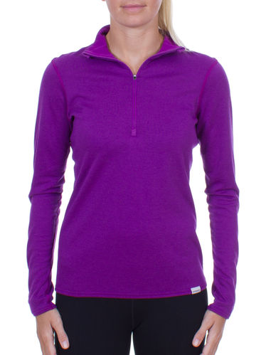 Patagonia Wm's Capilene-3 MW Zip Neck (Ikat Purple/ Nomadic Purple)