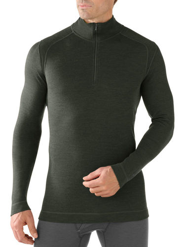 SmartWool Heren 250 Merino 1/4 Zip (Olive Heather)