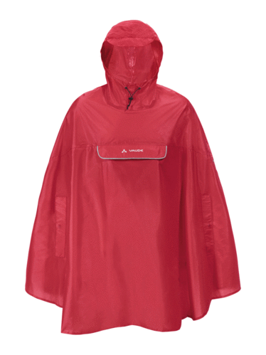 Vaude Valdipino Poncho (Red)