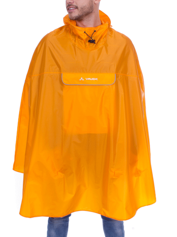 stijl beest privacy Vaude Valdipino Poncho (Mango) Rainwear