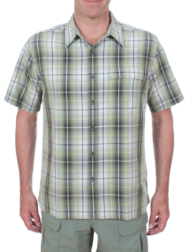 Royal Robbins Plateau Plaid S/S (Artichoke)