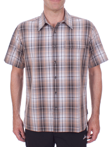 Royal Robbins Plateau Plaid S/S (Taupe)