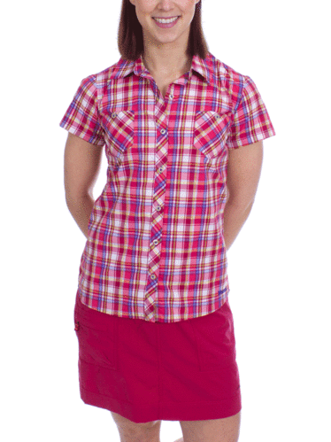 Marmot Dames Cassidy Short Sleeve (Raspberry)