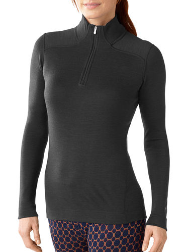 Smartwool Women's 250 Merino 1/4 Zip Baselayer (Charcoal Heather)