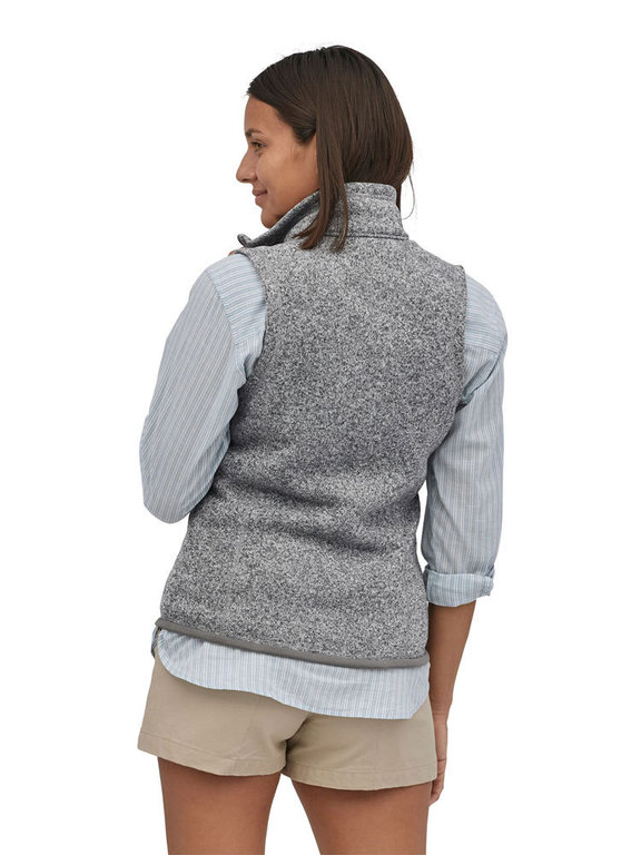 Patagonia Women s Better Sweater vest Birch White Fleece Bodywarmer
