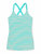 Patagonia Dames Cross Back Tank (Vista Stripe: Howling Turquoise)