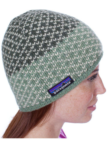 Patagonia Beatrice Beanie (Birds Industrial Green)