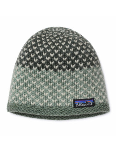Patagonia Beatrice Beanie - Birds Industrial Green