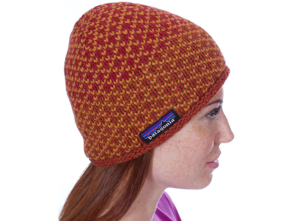patagonia beanie red
