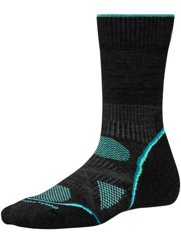 SmartWool Wm's PhD Outdoor Light Crew (Charcoal)