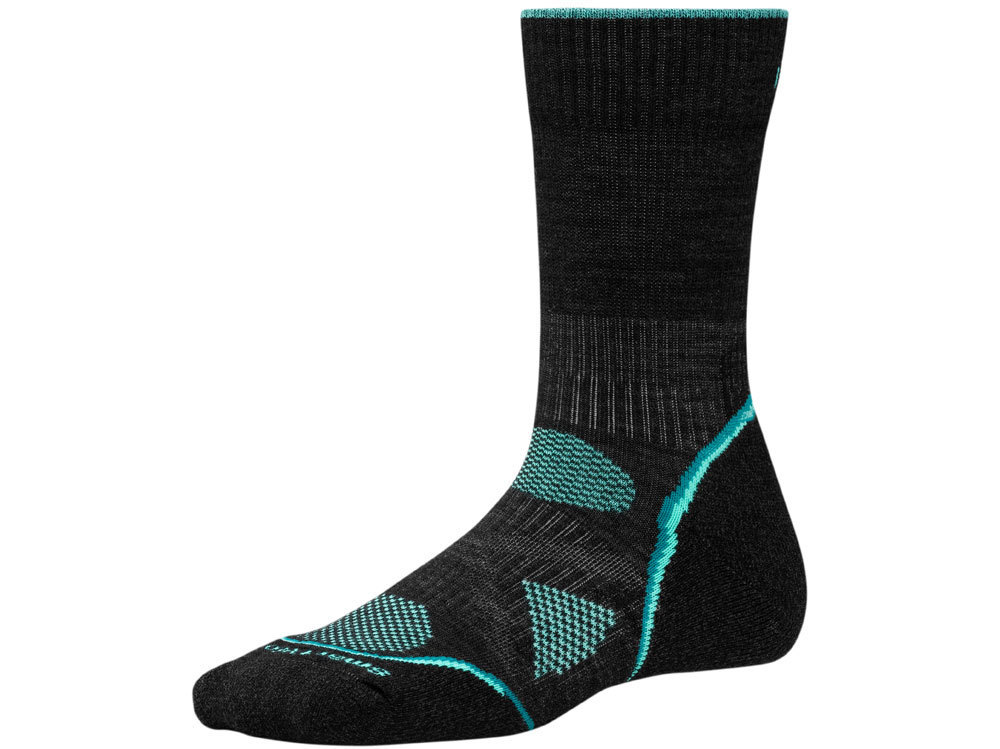 SmartWool Wm s PhD Outdoor Light Crew Charcoal Wm s Socks