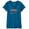 Patagonia Women's Fitz Roy Cotton V-Neck T-Shirt (Big Sur Blue)