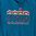 Patagonia Dames Fitz Roy Cotton V-Neck T-Shirt (Big Sur Blue)