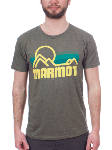 Marmot Men's Coastal Tee SS (Olive Heather)