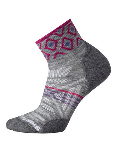 SmartWool Wm's PhD OD Light Mini Pattern (Light Gray)