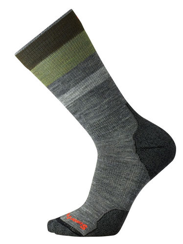 SmartWool PhD Outdoor Light Pattern Crew (Medium Gray)