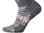 SmartWool Dames PhD Outdoor Light Pattern Crew (Medium Gray)