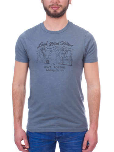 Royal Robbins Lead Don't Follow Tee (Slate)