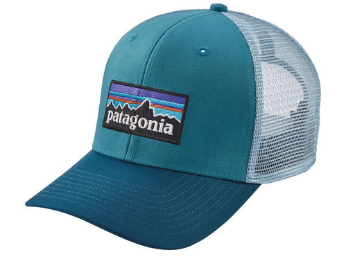 Patagonia P 6 Logo Trucker Hat Filter Blue Cap