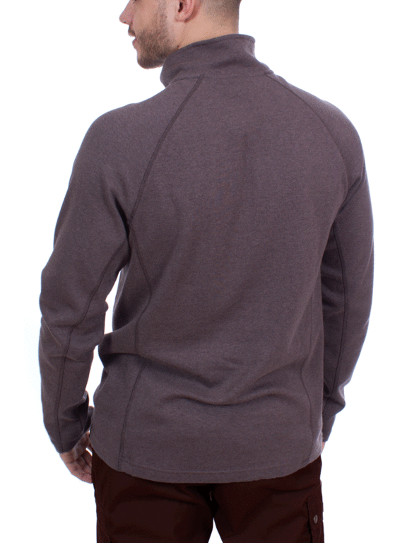 Pinewood Half Zip Sweater Jonathan (L.Brown Melange) Katoen