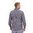 ExOfficio Men's Air Strip Micro Plaid Long Sleeve - Black/ Cement