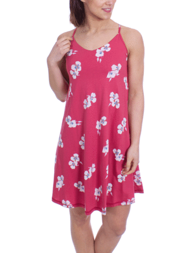 Patagonia Edisto Dress (Mariposa Lily: Static Red)