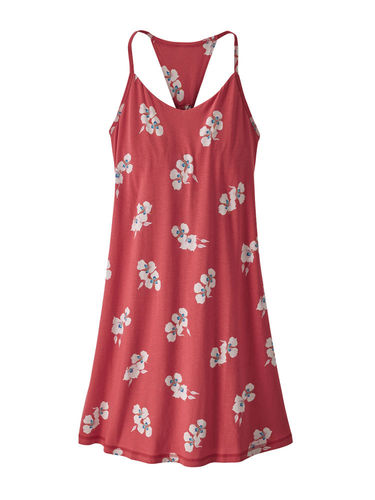 Patagonia Edisto Dress (Mariposa Lily: Static Red)