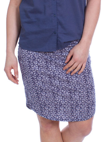 Patagonia W's Ribbon Falls Skirt (Batik Hex Small: Dolomite Blue)