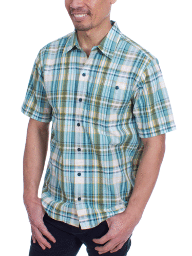 Patagonia M's Puckerware Shirt (Free Rider: Beryl Green)