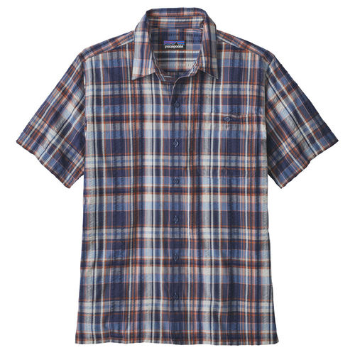 Patagonia Men's Puckerware Shirt (Free Rider: Dolomite Blue