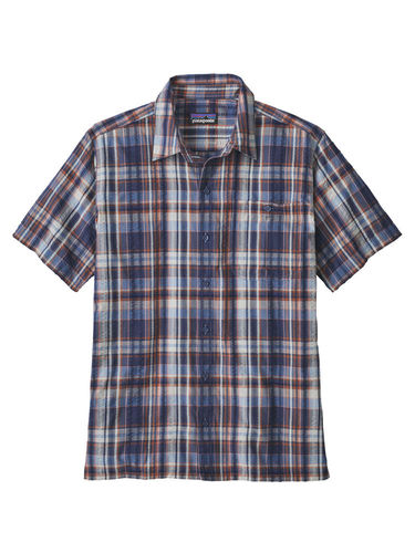 Patagonia Men's Puckerware Shirt (Free Rider: Dolomite Blue)