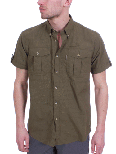 Pinewood Heren Botswana Shirt (Green)