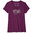 Patagonia Dames Raindrop Peak Organic V-Neck T-Shirt (Geode Purple)