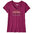 Patagonia Women's Fitz Roy Cotton V-Neck T-Shirt (Magenta)