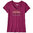 Patagonia Dames Fitz Roy Cotton V-Neck T-Shirt (Magenta)