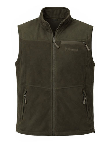 Pinewood Finnveden Fleece Vest/ Bodywarmer (Green)